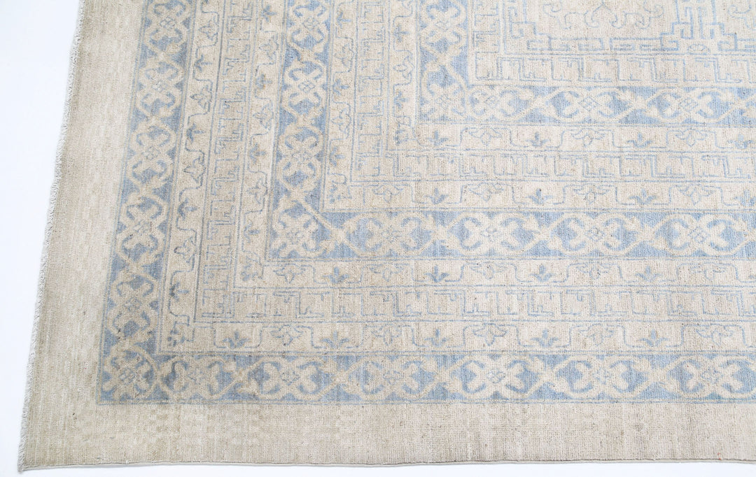 Hand Knotted Khotan Wool Rug 12' 5" x 31' 3" - No. AT77968