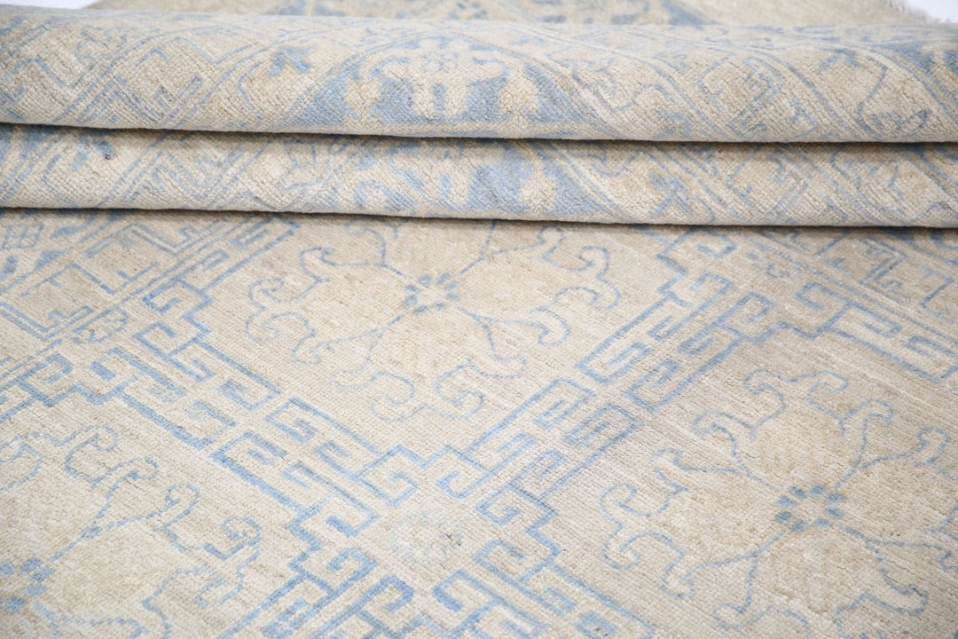 Hand Knotted Khotan Wool Rug 12' 5" x 31' 3" - No. AT77968