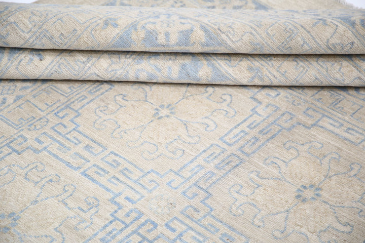 Hand Knotted Khotan Wool Rug 12' 5" x 31' 3" - No. AT77968