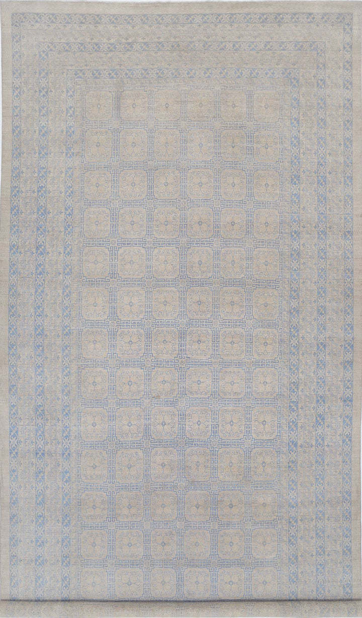 Hand Knotted Khotan Wool Rug 12' 5" x 31' 3" - No. AT77968