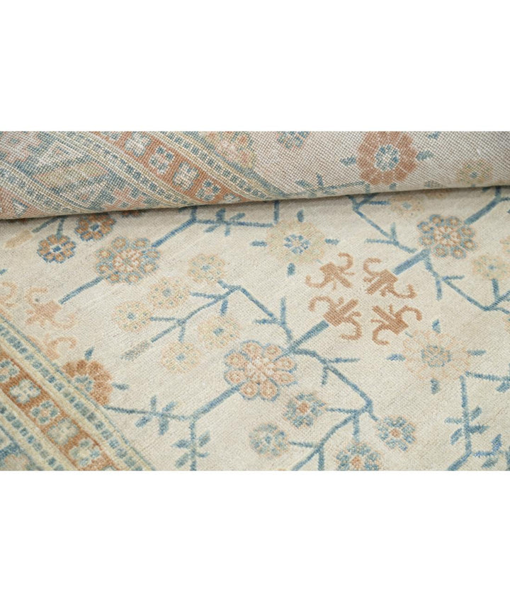 Hand Knotted Khotan Wool Rug 10' 2" x 14' 1" - No. AT61018