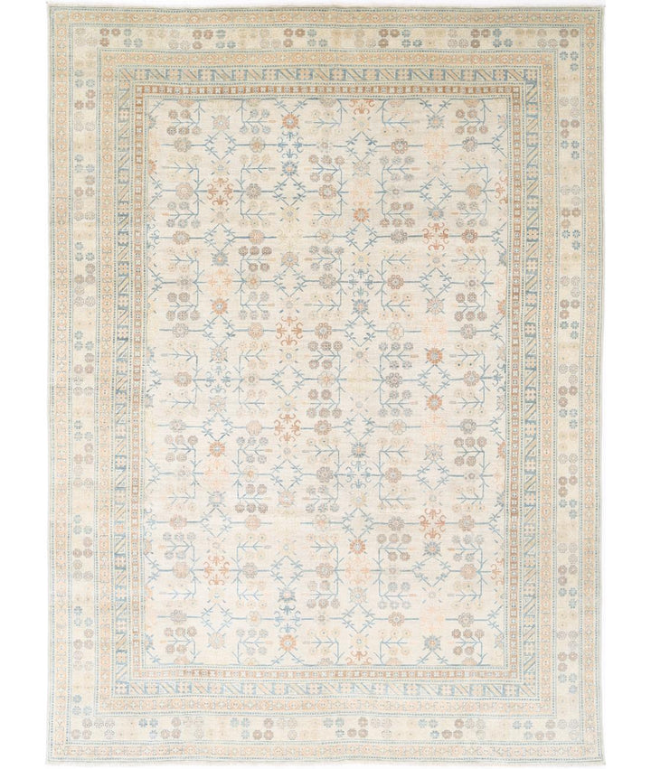 Hand Knotted Khotan Wool Rug 10' 2" x 14' 1" - No. AT61018