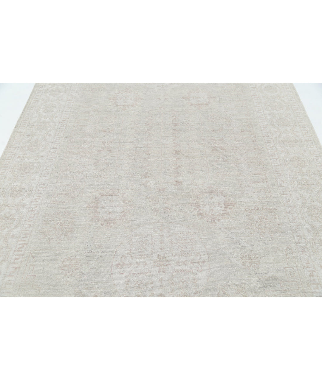 Hand Knotted Khotan Wool Rug 6' 1" x 9' 2" - No. AT33641