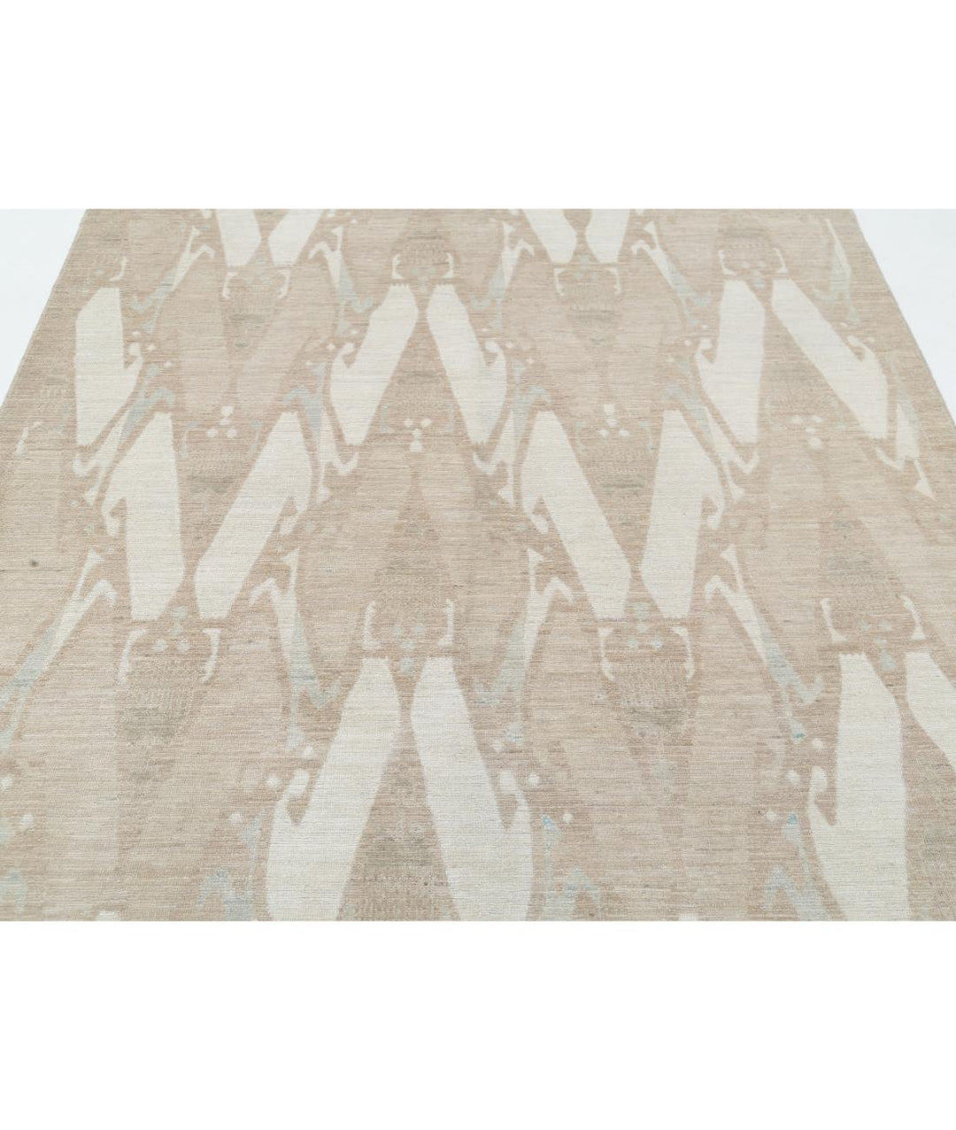 Hand Knotted Khotan Wool Rug 6' 0" x 8' 9" - No. AT85061