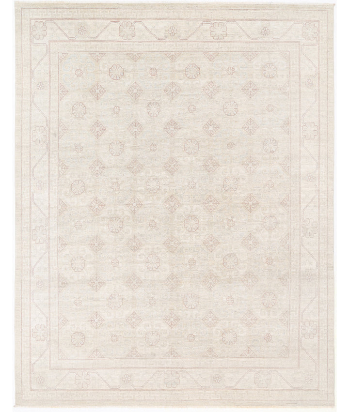 Hand Knotted Khotan Wool Rug 8' 1" x 10' 4" - No. AT24338