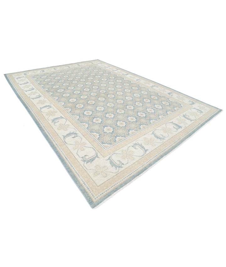 Hand Knotted Khotan Wool Rug 9' 9" x 13' 9" - No. AT13127