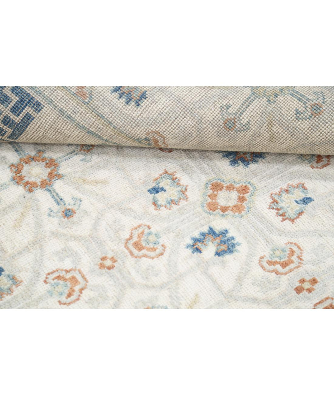 Hand Knotted Khotan Wool Rug 9' 1" x 12' 7" - No. AT27030