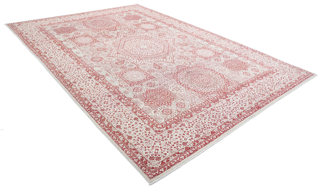 Hand Knotted Mamluk Wool Rug 8' 11" x 12' 8" - No. AT77838