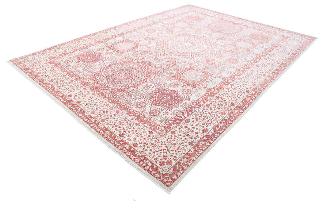 Hand Knotted Mamluk Wool Rug 8' 11" x 12' 8" - No. AT77838