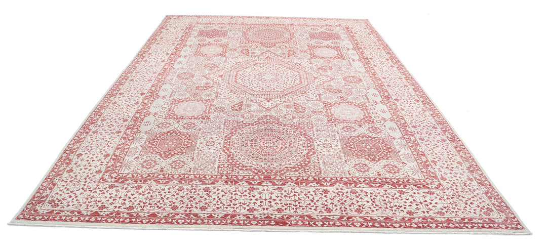 Hand Knotted Mamluk Wool Rug 8' 11" x 12' 8" - No. AT77838
