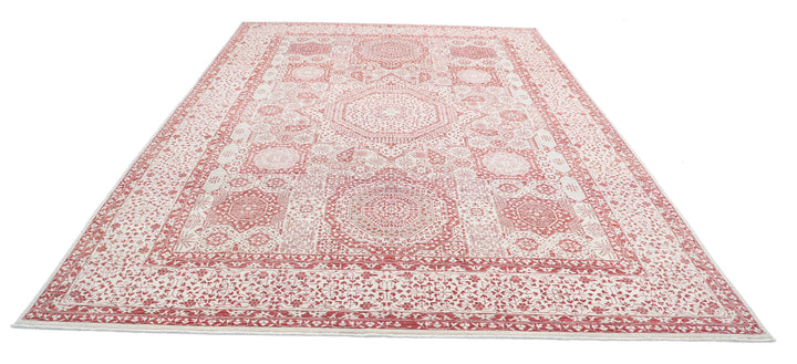 Hand Knotted Mamluk Wool Rug 8' 11" x 12' 8" - No. AT77838