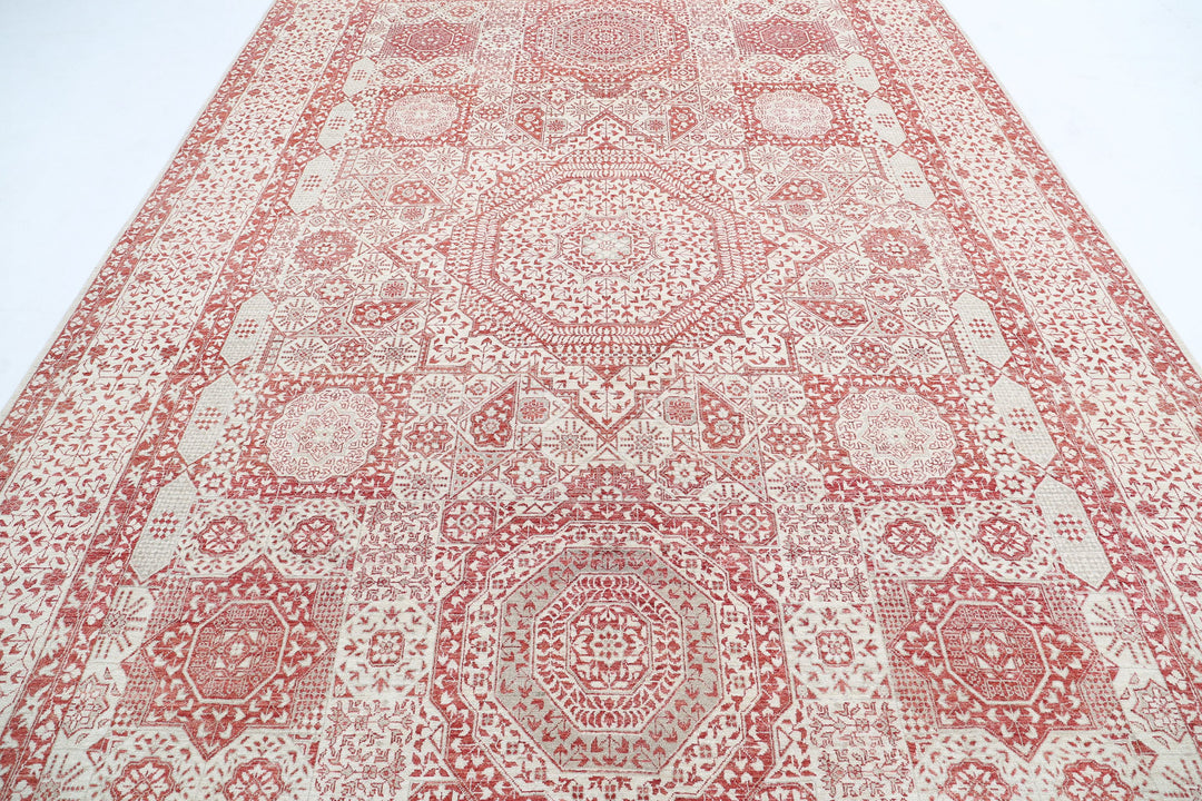 Hand Knotted Mamluk Wool Rug 8' 11" x 12' 8" - No. AT77838
