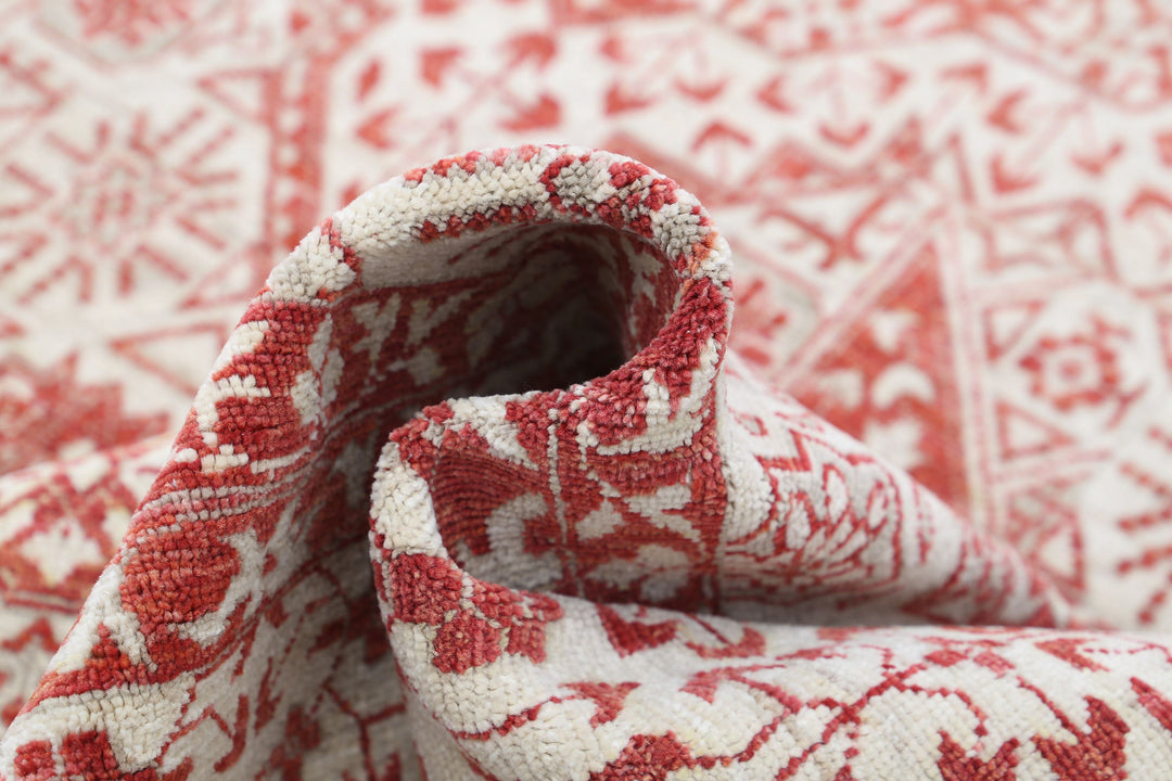 Hand Knotted Mamluk Wool Rug 8' 11" x 12' 8" - No. AT77838