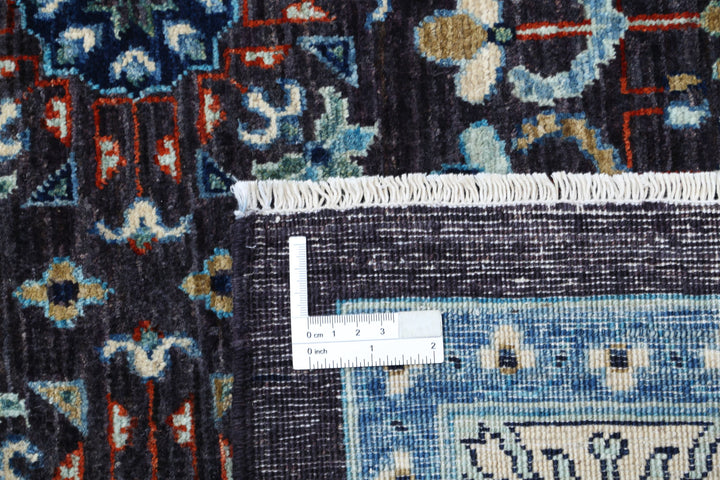 Hand Knotted Fine Mamluk Wool Rug 9' 1" x 11' 9" - No. AT10026