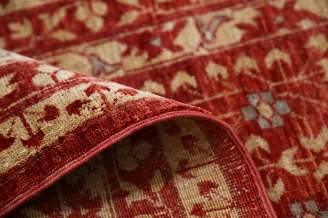 Hand Knotted Fine Mamluk Wool Rug 8' 6" x 11' 9" - No. AT28375