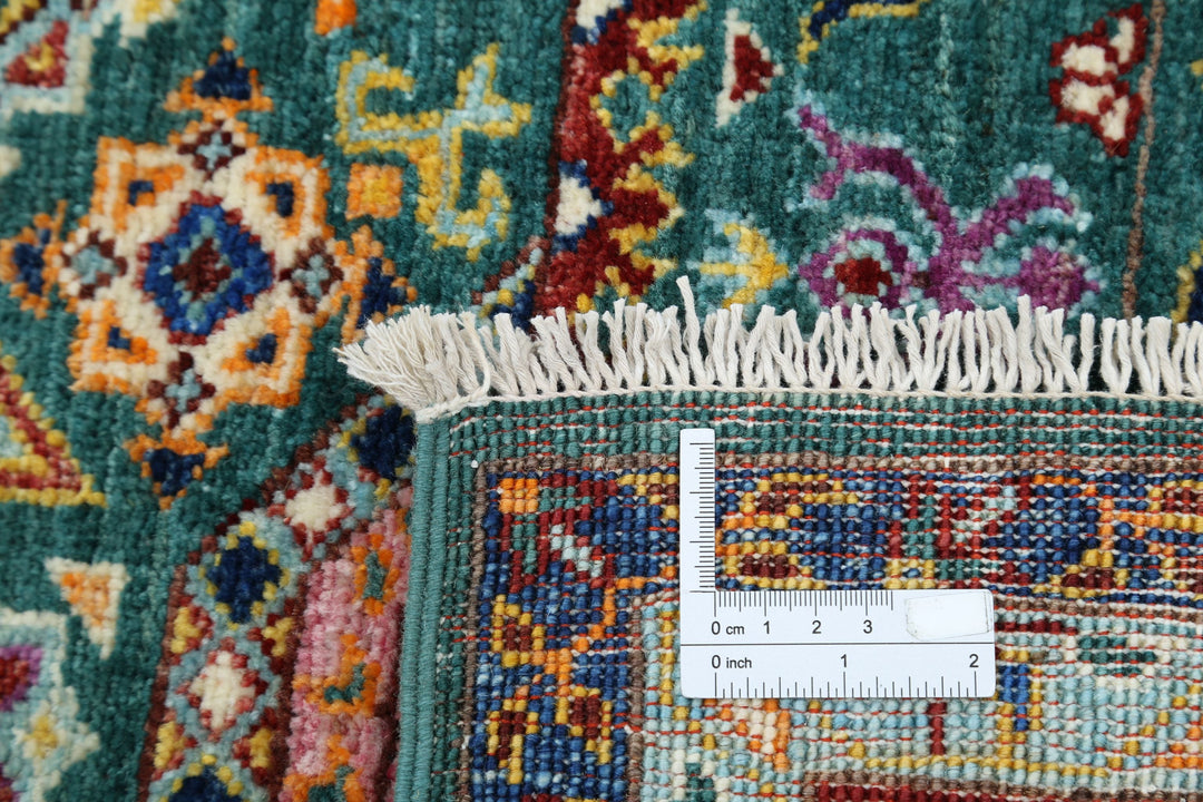 Hand Knotted Mamluk Wool Rug 6' 9" x 9' 6" - No. AT60395