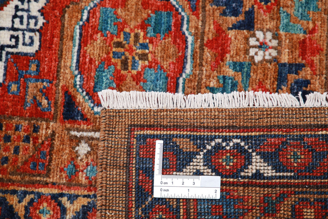 Hand Knotted Nomadic Caucasian Humna Wool Rug 13' 3" x 16' 2" - No. AT64444
