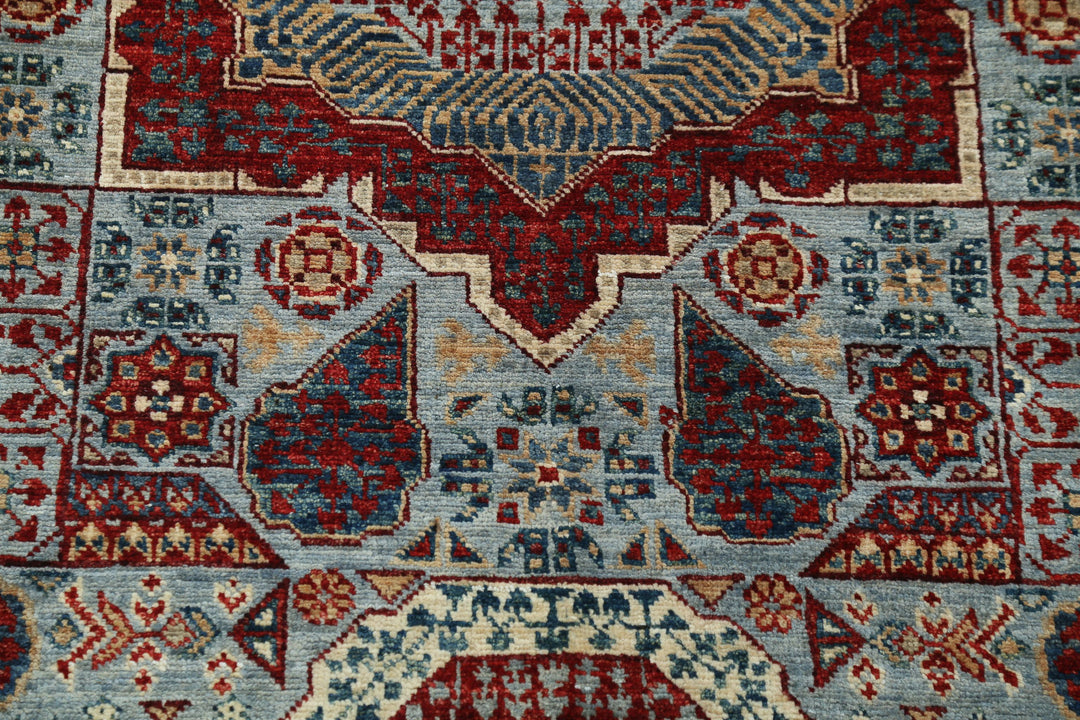 Hand Knotted Mamluk Wool Rug 2' 5" x 9' 8" - No. AT61049
