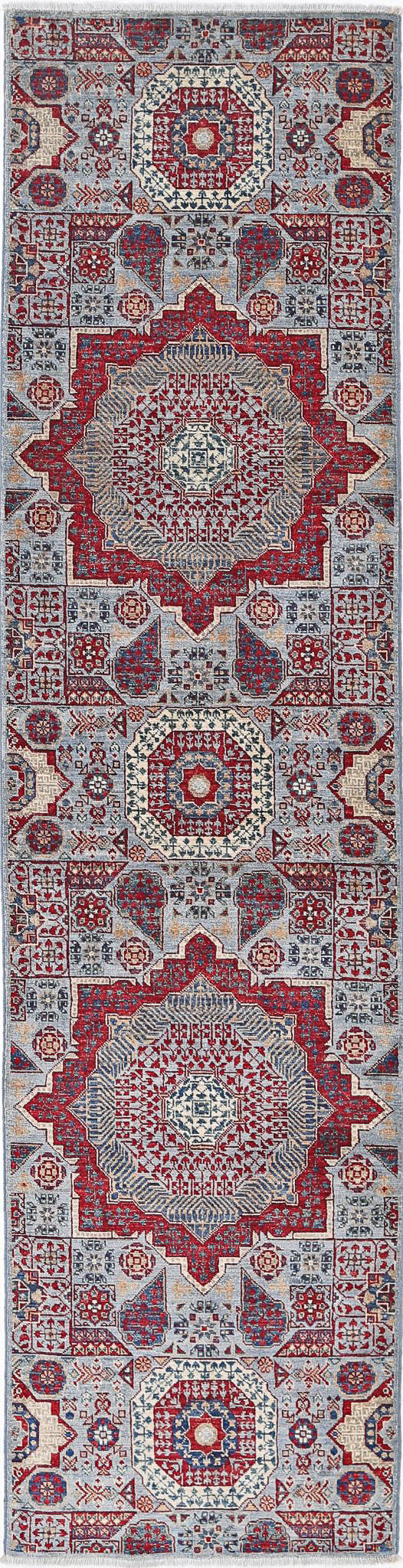 Hand Knotted Mamluk Wool Rug 2' 5" x 9' 8" - No. AT61049