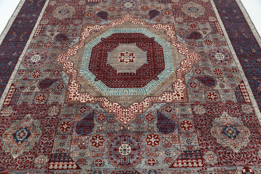 Hand Knotted Mamluk Wool Rug 8' 1" x 10' 4" - No. AT16784