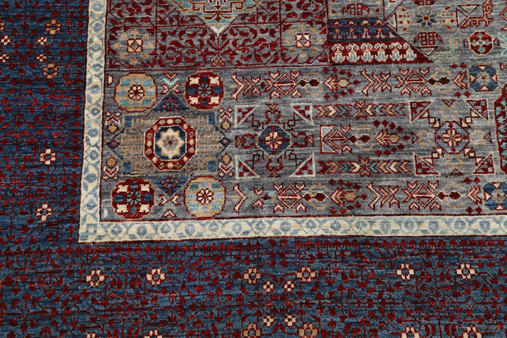 Hand Knotted Mamluk Wool Rug 8' 1" x 10' 4" - No. AT16784