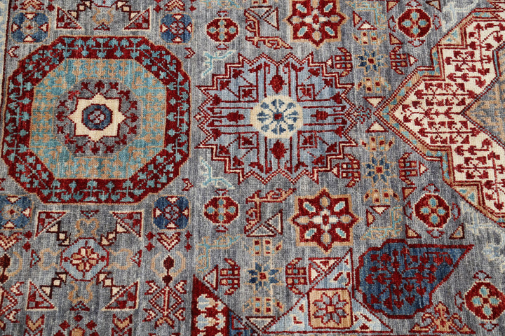 Hand Knotted Mamluk Wool Rug 8' 1" x 10' 4" - No. AT16784