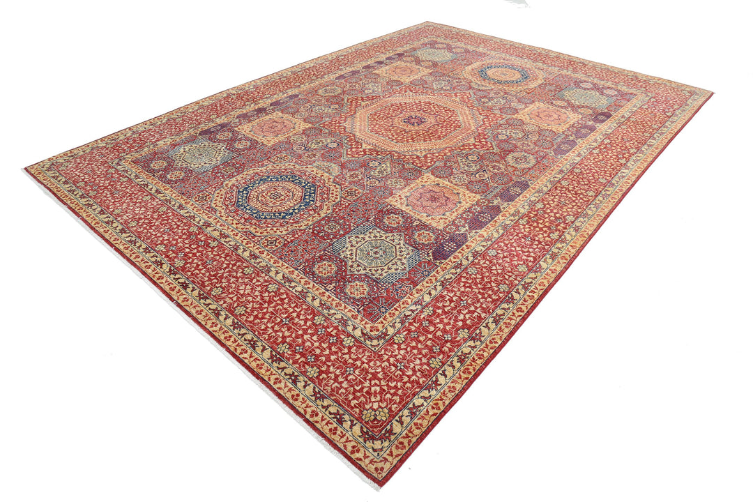 Hand Knotted Mamluk Wool Rug 8' 10" x 12' 8" - No. AT43444