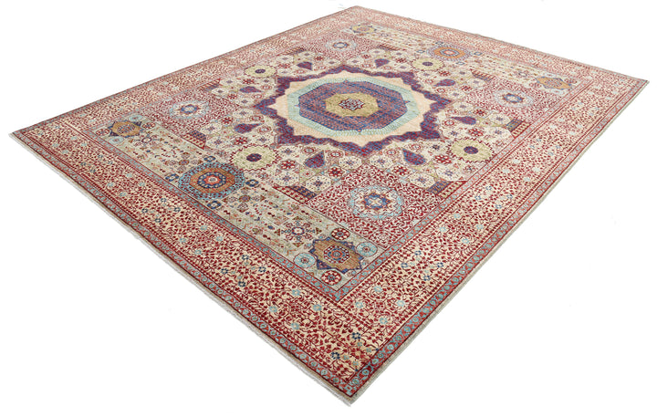 Hand Knotted Mamluk Wool Rug 8' 1" x 10' 0" - No. AT17720