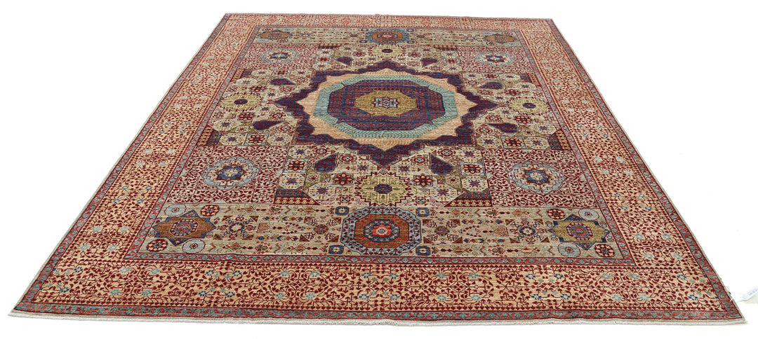 Hand Knotted Mamluk Wool Rug 8' 1" x 10' 0" - No. AT17720