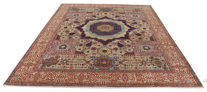 Hand Knotted Mamluk Wool Rug 8' 1" x 10' 0" - No. AT17720