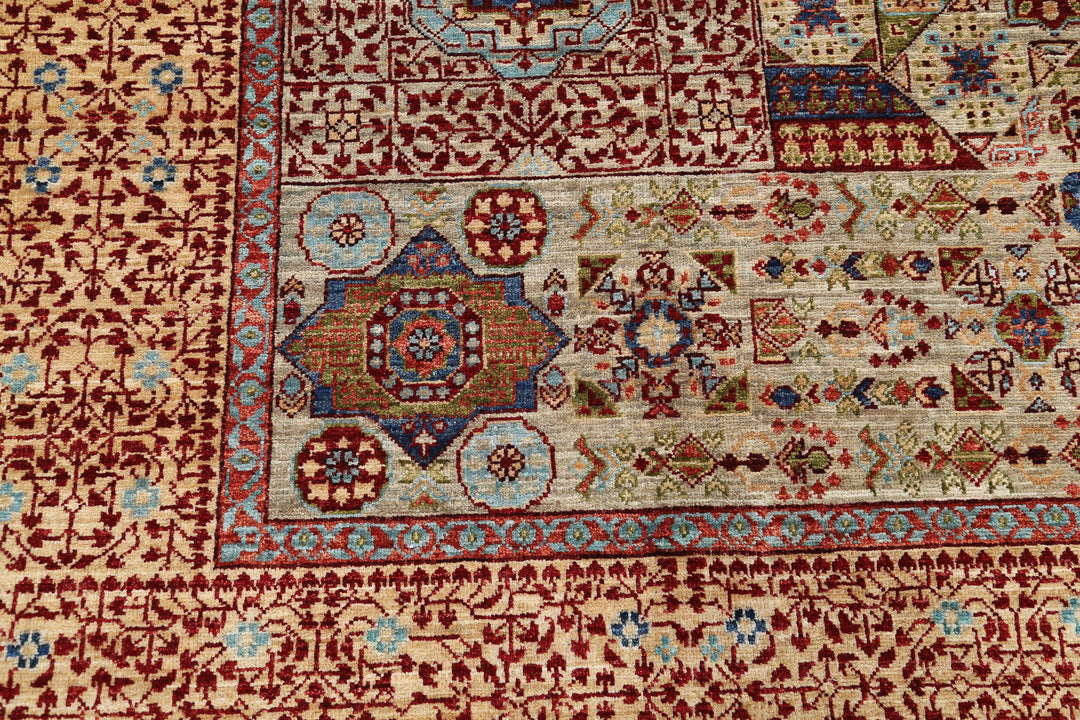 Hand Knotted Mamluk Wool Rug 8' 1" x 10' 0" - No. AT17720