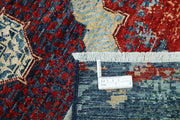Hand Knotted Mamluk Wool Rug 2' 6" x 9' 7" - No. AT13065