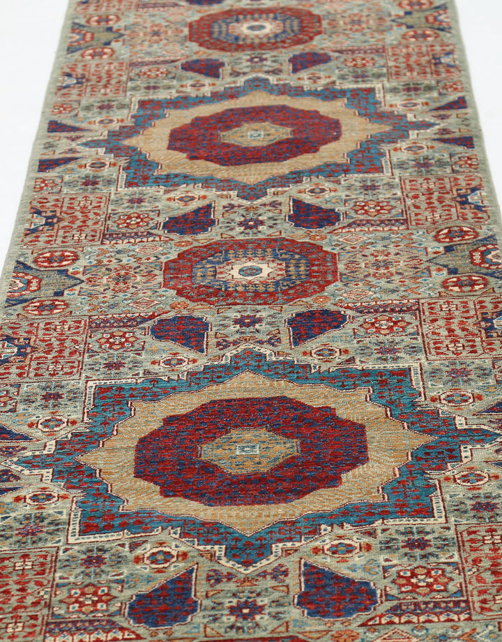 Hand Knotted Mamluk Wool Rug 2' 5" x 14' 6" - No. AT67848