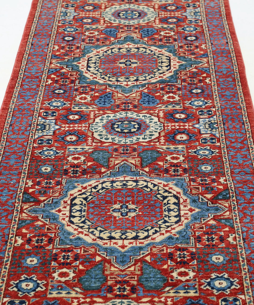 Hand Knotted Mamluk Wool Rug 2' 9" x 19' 5" - No. AT58228