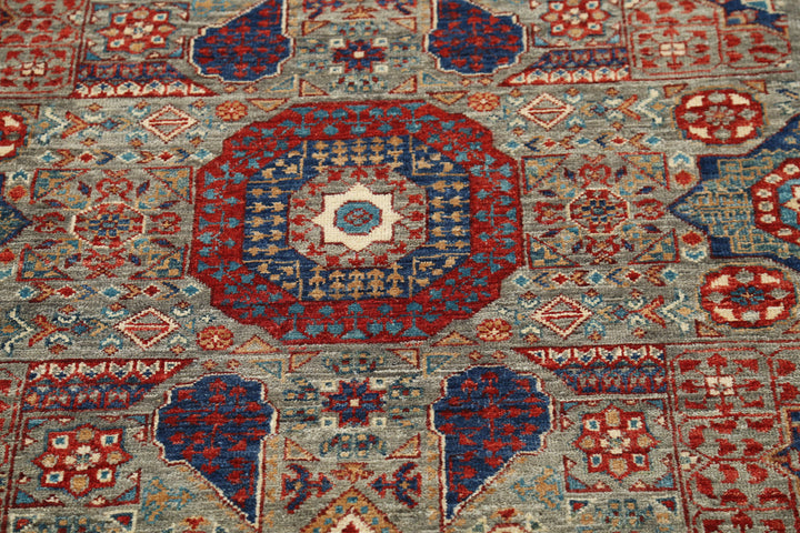 Hand Knotted Mamluk Wool Rug 2' 6" x 14' 7" - No. AT28416