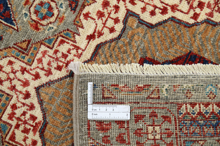 Hand Knotted Mamluk Wool Rug 2' 6" x 14' 7" - No. AT28416