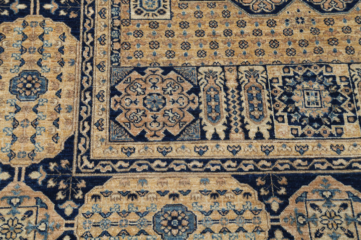 Hand Knotted Mamluk Wool Rug 6' 7" x 9' 3" - No. AT34299