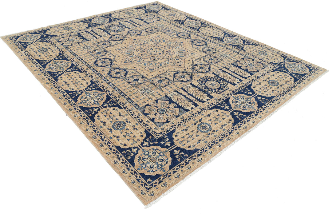 Hand Knotted Mamluk Wool Rug 8' 2" x 9' 7" - No. AT69048