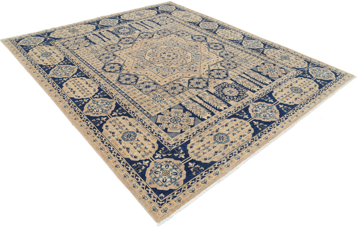 Hand Knotted Mamluk Wool Rug 8' 2" x 9' 7" - No. AT69048