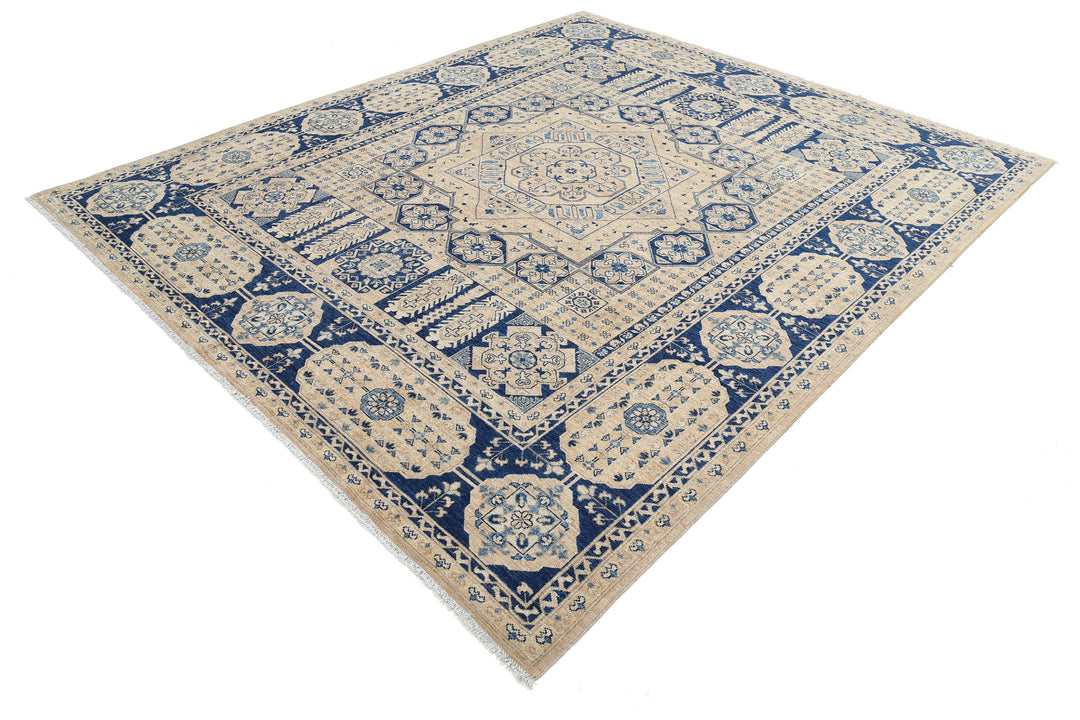 Hand Knotted Mamluk Wool Rug 8' 2" x 9' 7" - No. AT69048