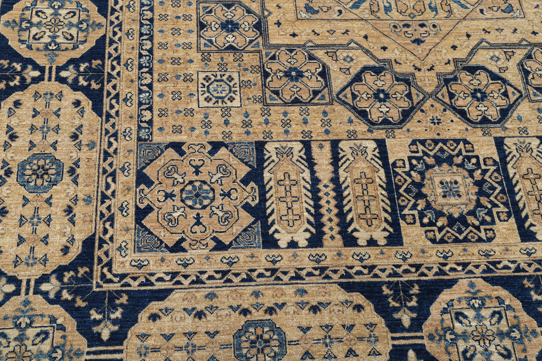 Hand Knotted Mamluk Wool Rug 8' 2" x 9' 7" - No. AT69048