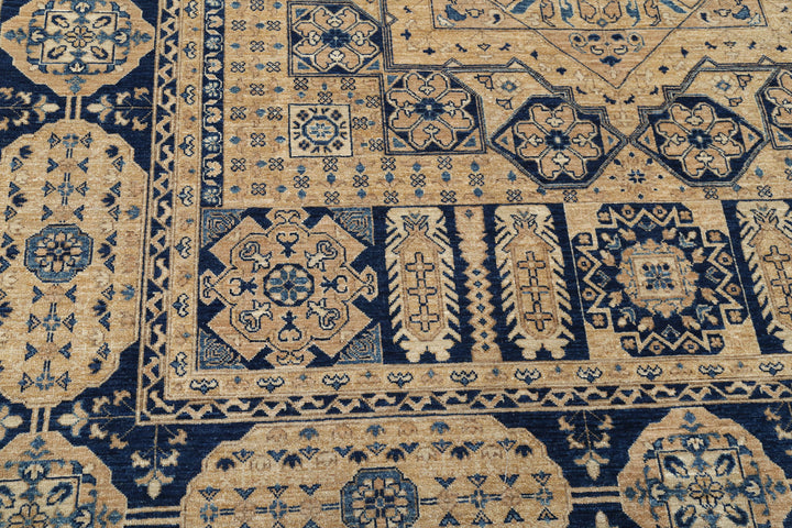 Hand Knotted Mamluk Wool Rug 8' 2" x 9' 7" - No. AT69048