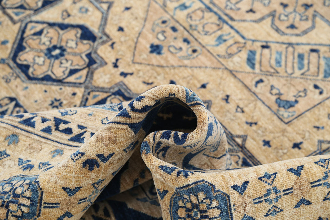 Hand Knotted Mamluk Wool Rug 8' 2" x 9' 7" - No. AT69048