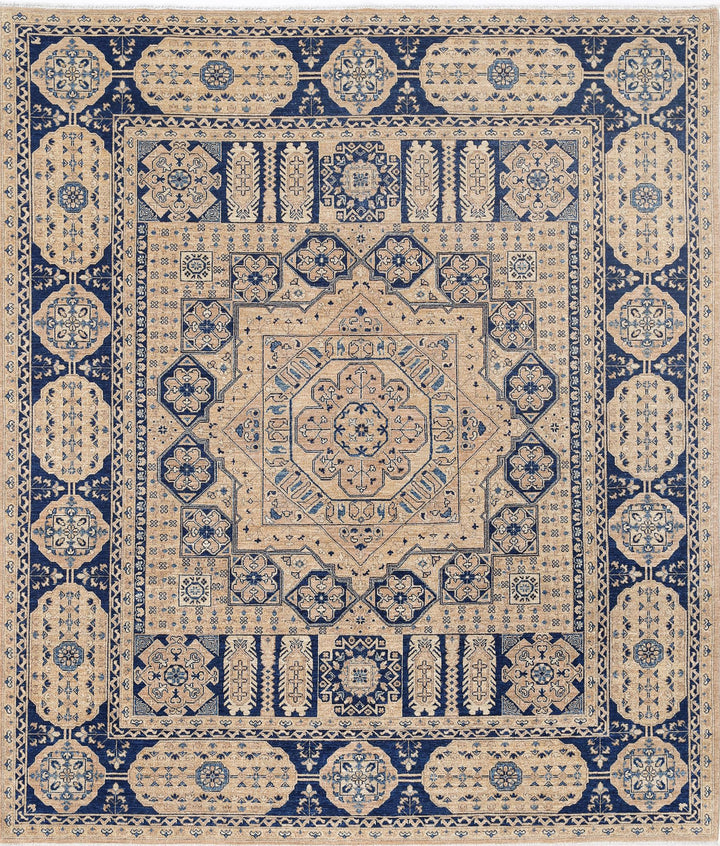 Hand Knotted Mamluk Wool Rug 8' 2" x 9' 7" - No. AT69048