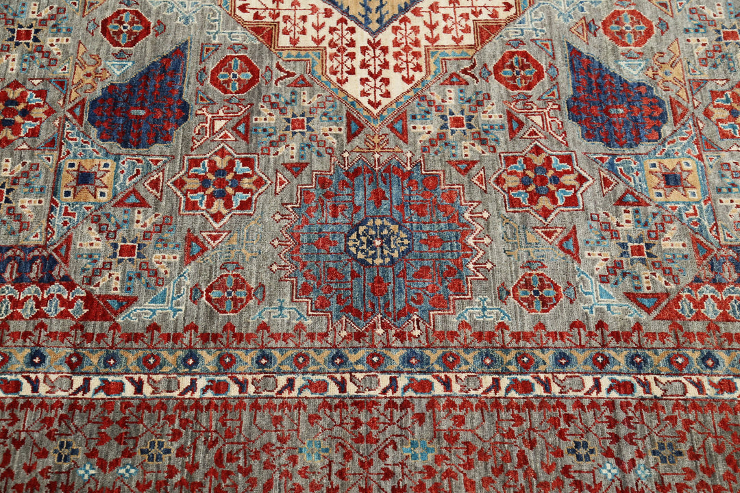 Hand Knotted Mamluk Wool Rug 8' 11" x 13' 11" - No. AT85383