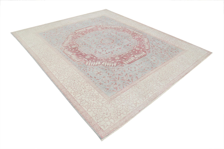 Hand Knotted Fine Mamluk Wool Rug 7' 11" x 9' 4" - No. AT88992
