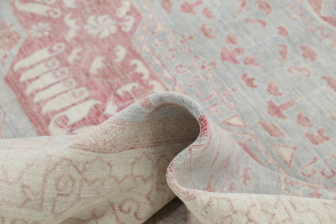 Hand Knotted Fine Mamluk Wool Rug 7' 11" x 9' 4" - No. AT88992