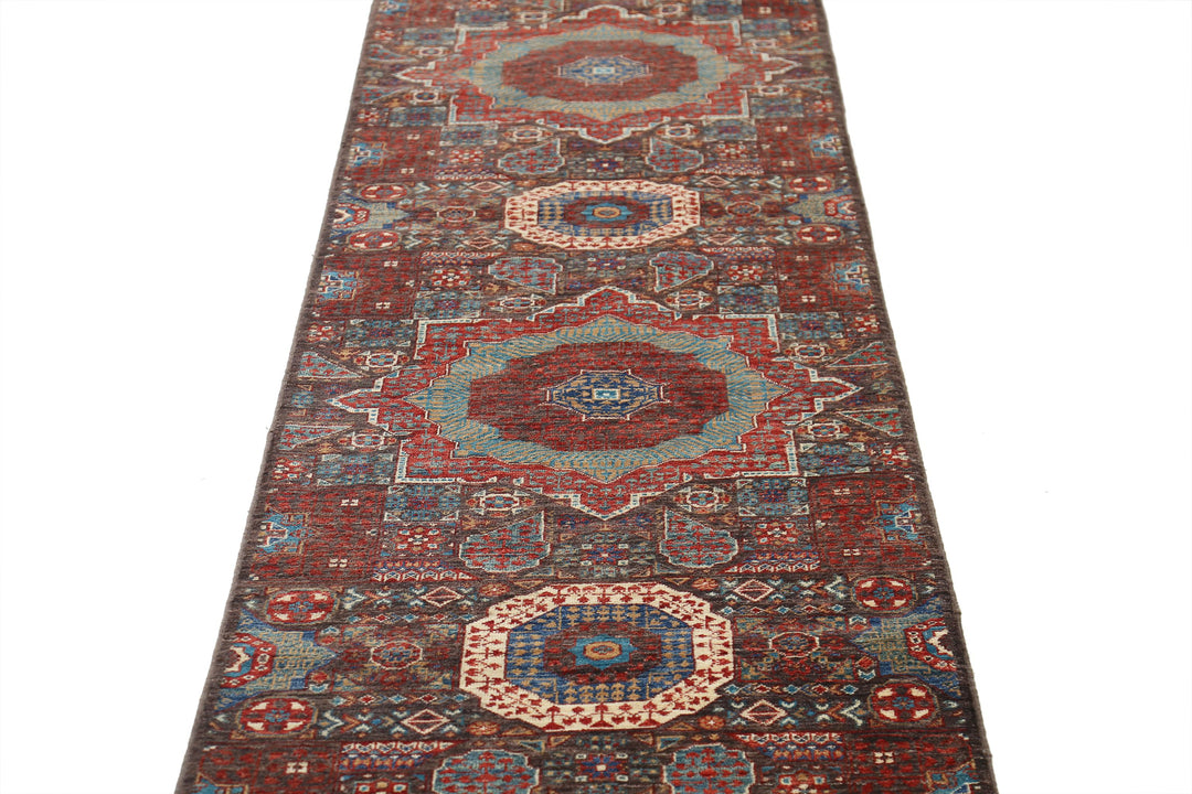 Hand Knotted Mamluk Wool Rug 2' 5" x 14' 6" - No. AT76110