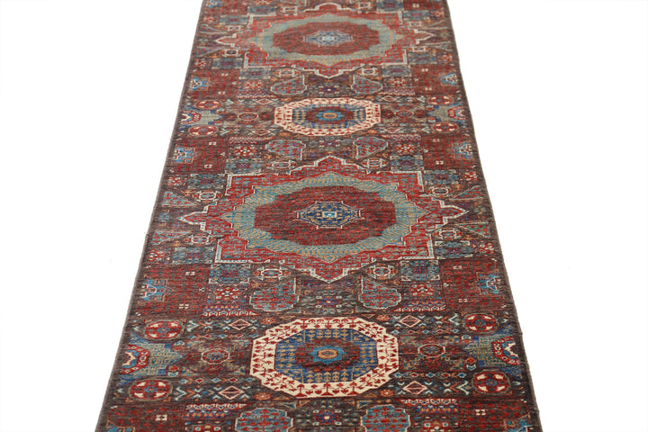 Hand Knotted Mamluk Wool Rug 2' 5" x 14' 6" - No. AT76110
