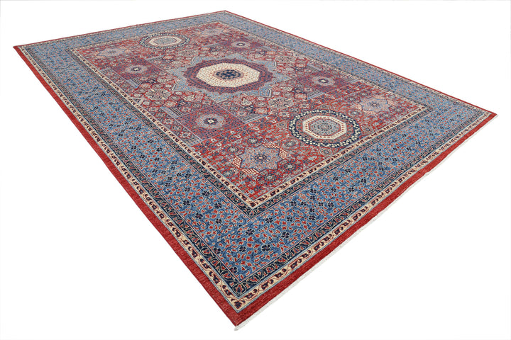 Hand Knotted Mamluk Wool Rug 10' 1" x 13' 8" - No. AT89519